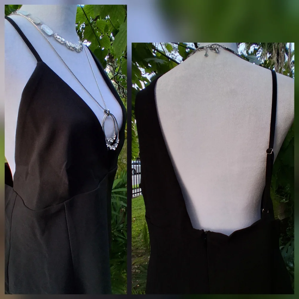 🔥LULUS SEXY Black Evening Dress Size XL Mint Condition - Picture 3 of 14